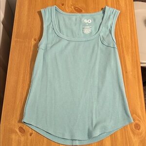 SO Women's Sky Blue Tank Top